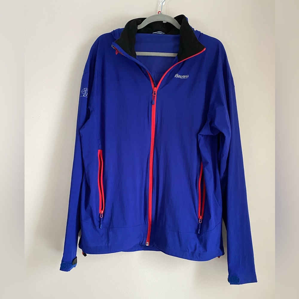 Bergans of Norway Microlight Jacket lightweight windproof windbreaker large